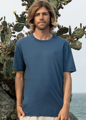 The Philippines - Camiseta em Meia Malha Azul - THE PHILIPPINES