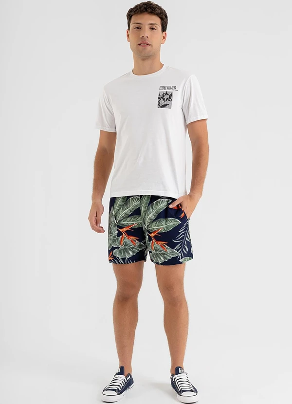 The Philippines - Camiseta em Meia Malha Branco 3