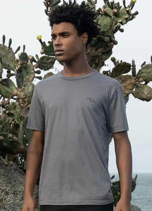 The Philippines - Camiseta em Meia Malha Cinza - THE PHILIPPINES