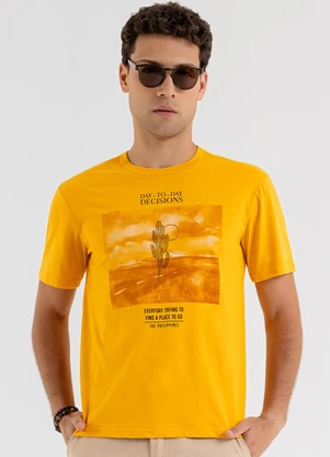 The Philippines - Camiseta em Meia Malha Laranja - THE PHILIPPINES