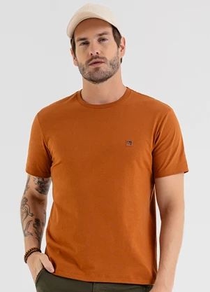 The Philippines - Camiseta em Meia Malha Marrom - THE PHILIPPINES