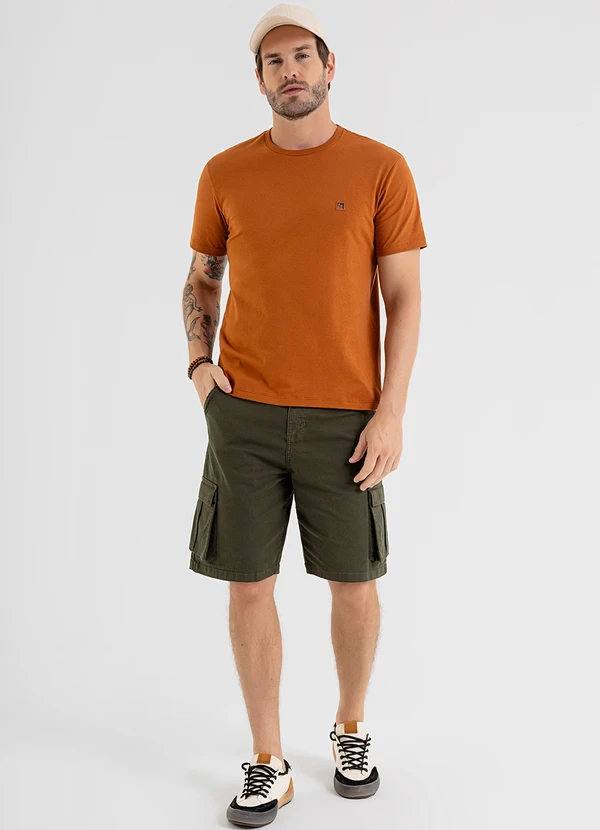 The Philippines - Camiseta em Meia Malha Marrom 3