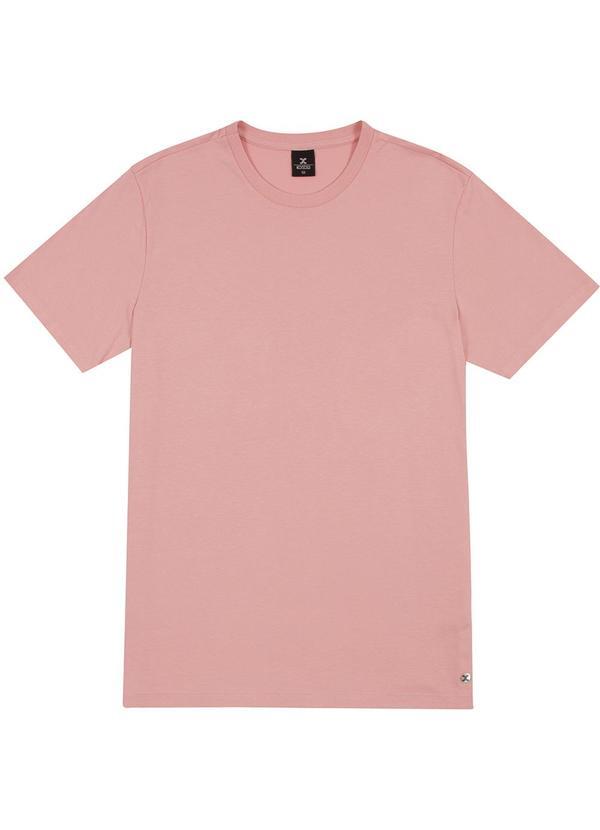 Exco - Camiseta em Meia Malha Masculino Adulto Rosa