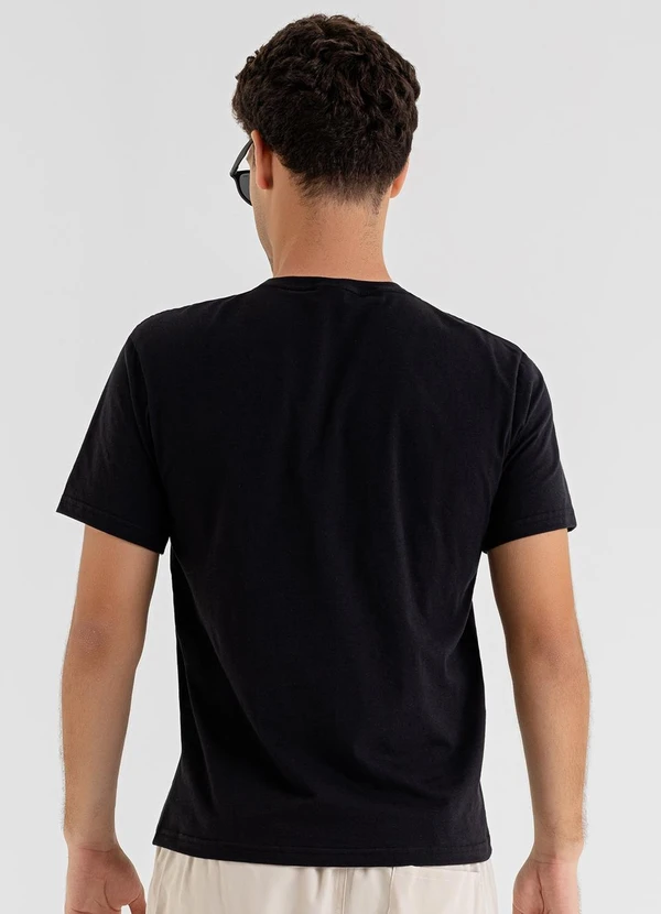 The Philippines - Camiseta em Meia Malha Preto 2