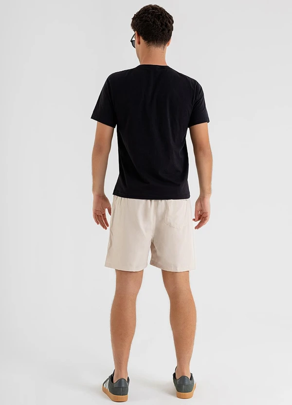 The Philippines - Camiseta em Meia Malha Preto 4