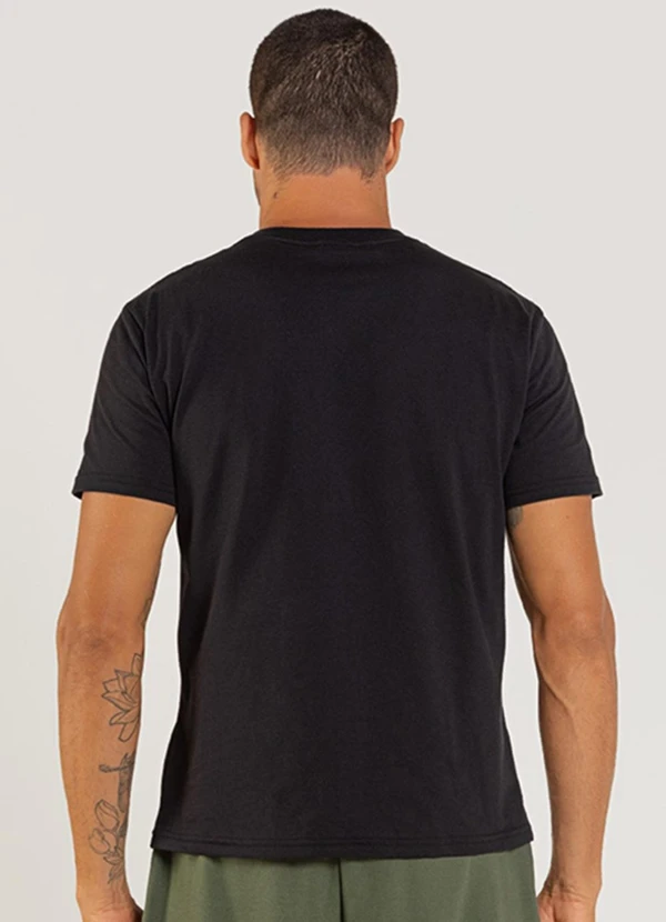 The Philippines - Camiseta em Meia Malha Preto 2