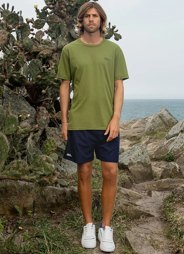 The Philippines - Camiseta em Meia Malha Verde 3