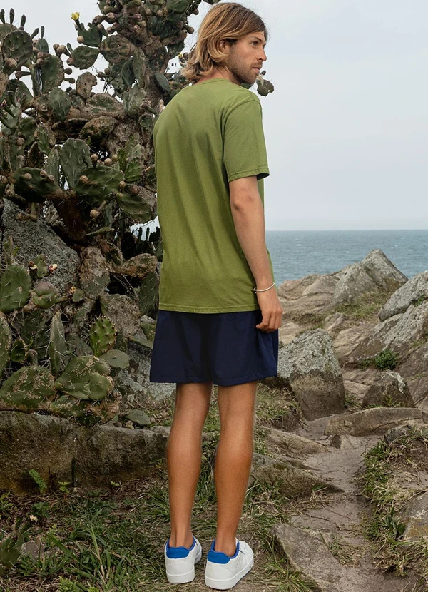 The Philippines - Camiseta em Meia Malha Verde 4