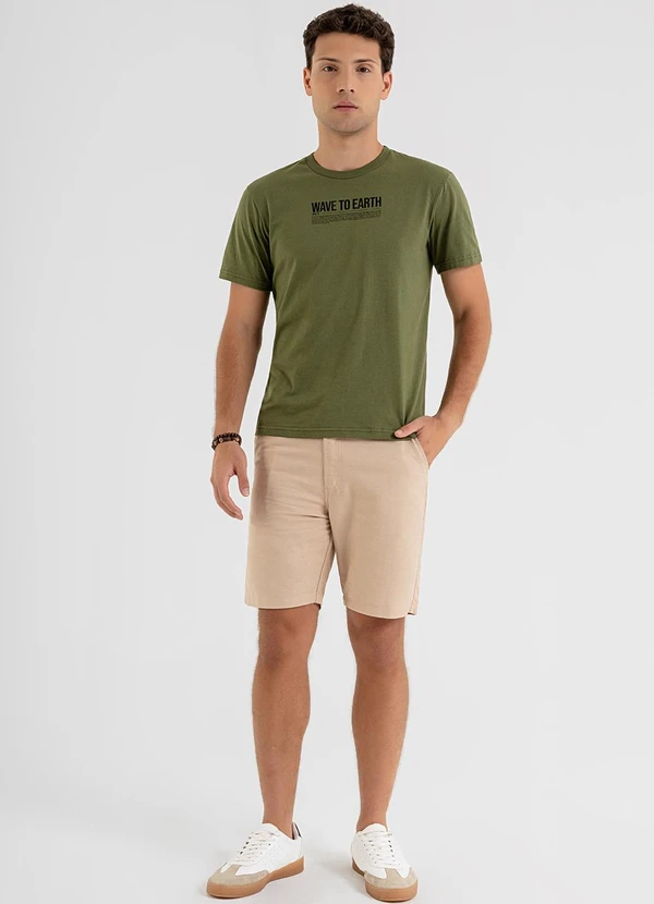 The Philippines - Camiseta em Meia Malha Verde 3