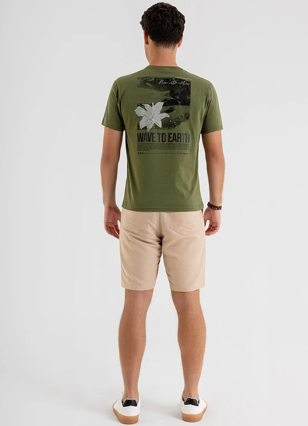 The Philippines - Camiseta em Meia Malha Verde 4