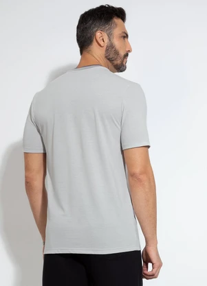 Exco - Camiseta em Piquet Cinza - EXCO