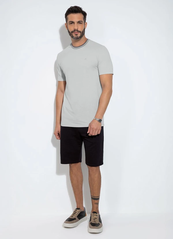 Exco - Camiseta em Piquet Cinza 3