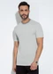 Exco - Camiseta em Piquet Cinza - variação: Cinza