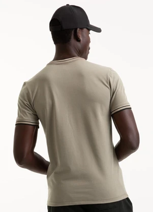 Exco - Camiseta em Piquet com Elastano Cinza - EXCO