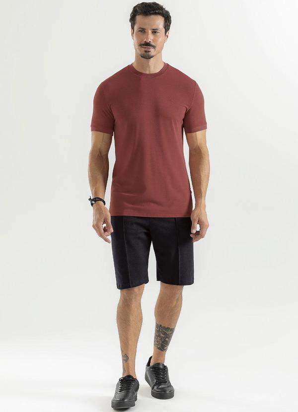 Exco - Camiseta em Piquet Marrom Escuro 3