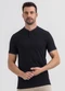 Exco - Camiseta em Piquet Branco - variação: Preto