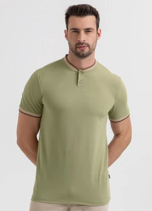 Exco - Camiseta em Piquet Verde - EXCO