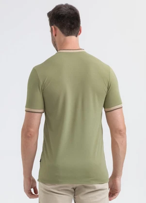 Exco - Camiseta em Piquet Verde - EXCO
