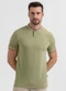 Exco - Camiseta em Piquet Branco - variação: Verde