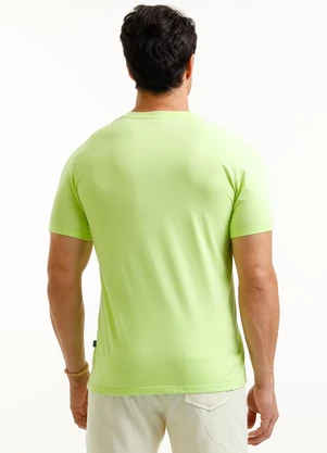 Exco - Camiseta em Ribana de Algodão Verde - EXCO