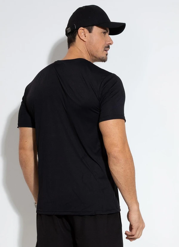 Exco - Camiseta em Tecido Tecnológico Preto 2