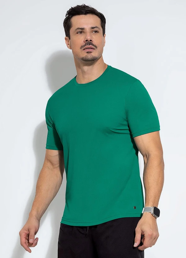 Exco - Camiseta em Tecido Tecnológico Verde