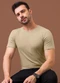 Exco - Camiseta em Viscose Preto - variação: Marrom Claro