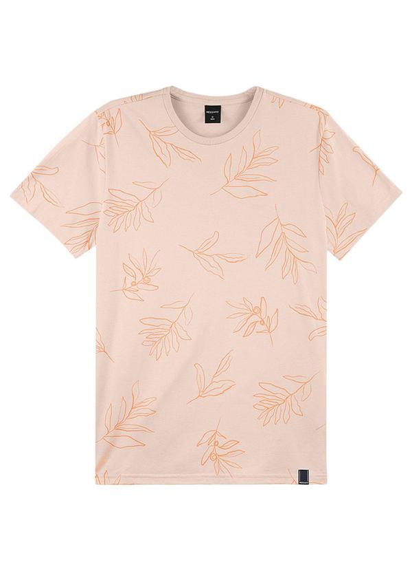 Rezzato - Camiseta Estampa Folhas Adulto Masculino Verde