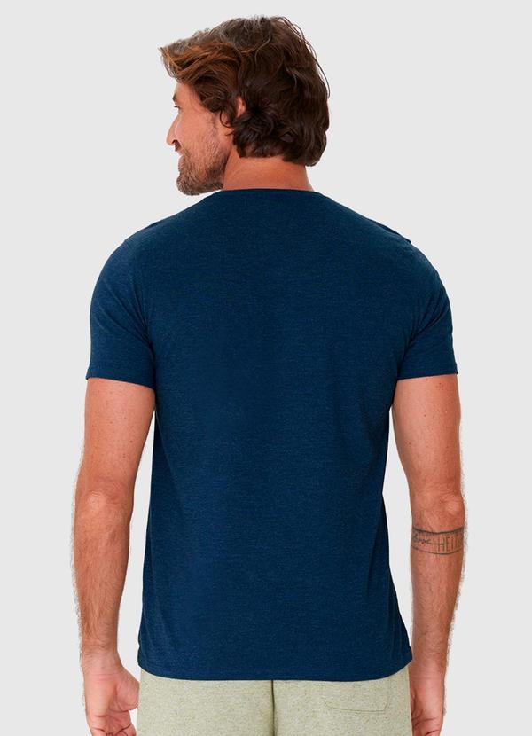 Malwee - Camiseta Estampa Frontal em Malha Algodão Azul 2
