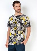 CAMISETA ESTAMPADA (FLORAL AMARELO)