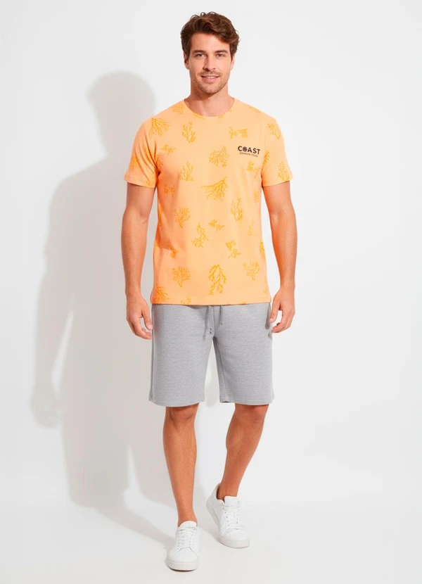 - Camiseta Estampada Laranja 4