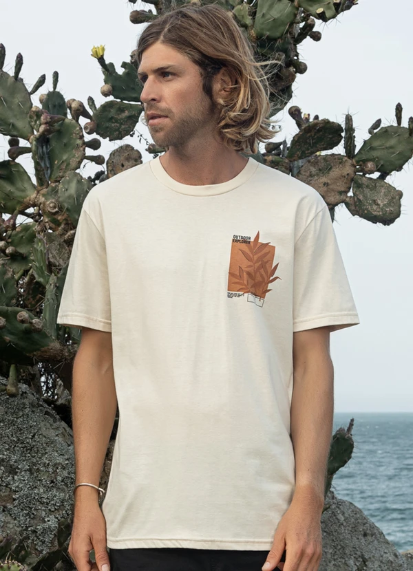 The Philippines - Camiseta Estampada Masculina Bege