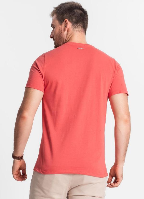 Diametro - Camiseta Estampada Masculina Laranja 2