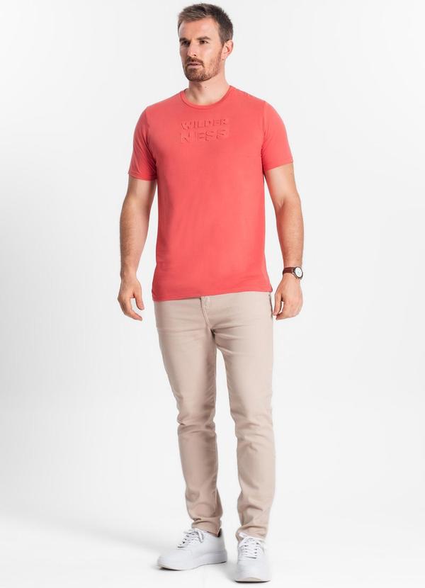 Diametro - Camiseta Estampada Masculina Laranja 3