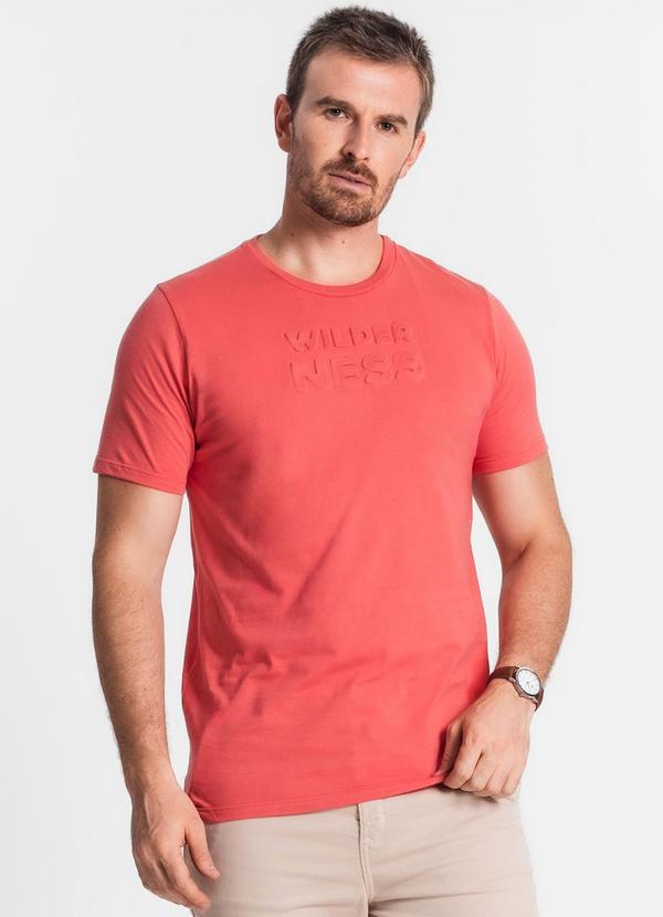 Diametro - Camiseta Estampada Masculina Laranja 4