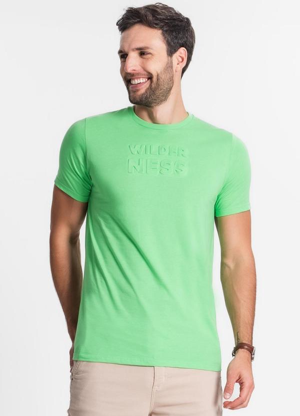 Diametro - Camiseta Estampada Masculina Verde