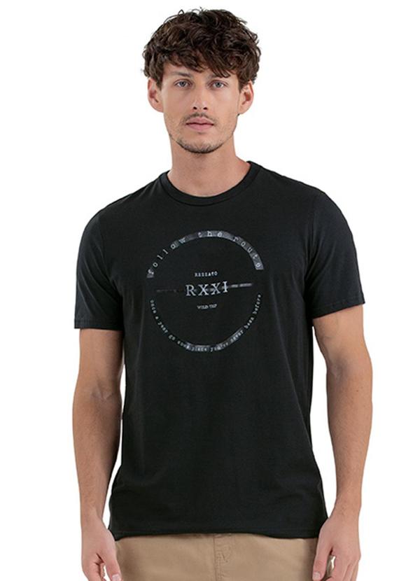 Rezzato - Camiseta Follow The Route Adulto Masculino Preto