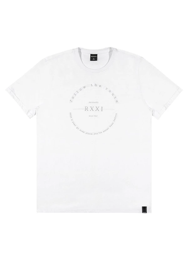 Outlet - Camiseta Follow The Route Masculino Branco