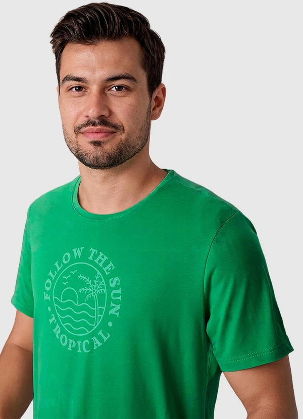 Malwee - Camiseta Follow The Sun Verde Claro 4