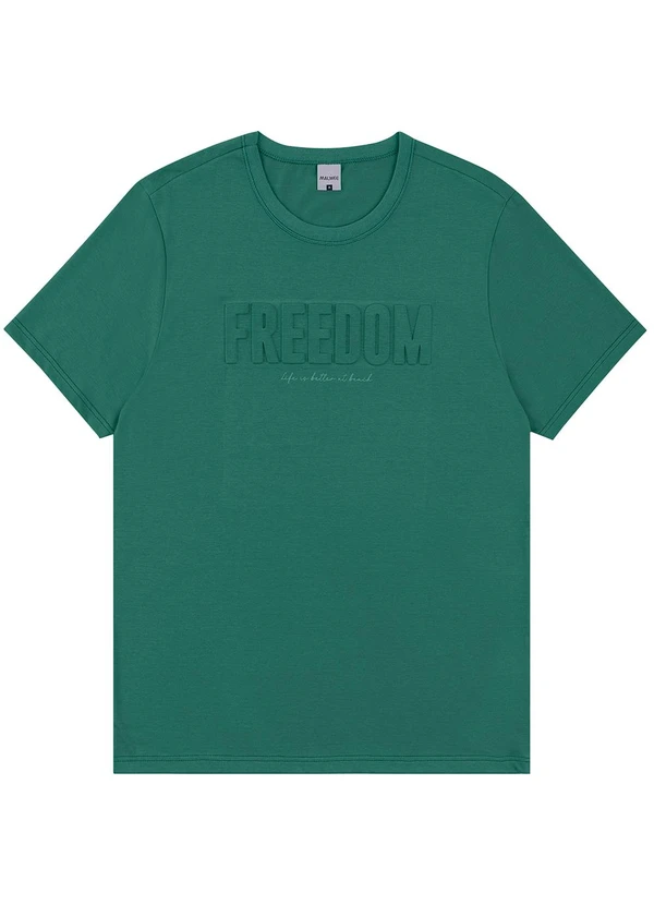 Malwee - Camiseta Freedom em Malha Verde 