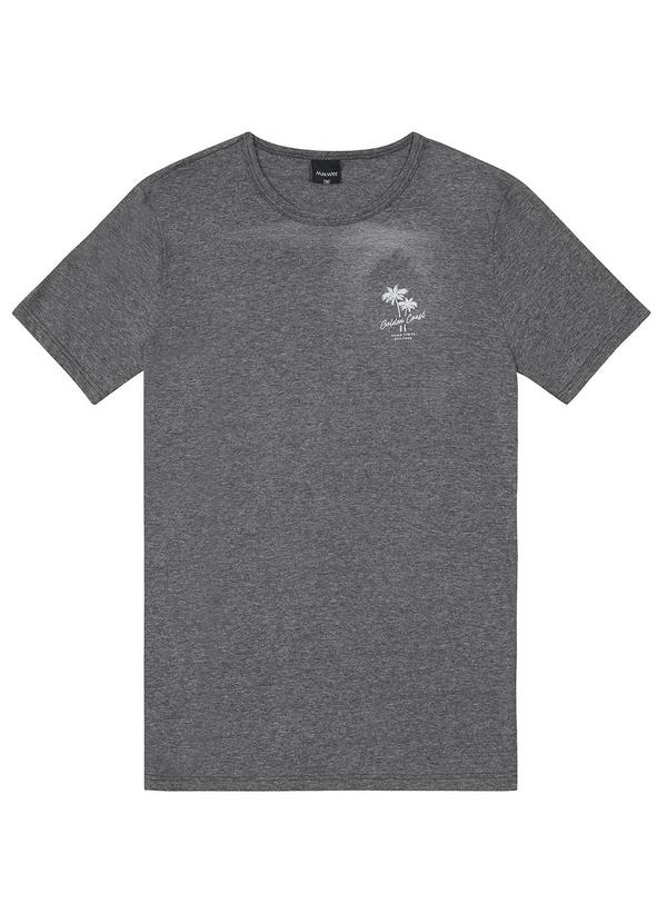 Malwee - Camiseta Golden Coast Masculino Cinza Escuro