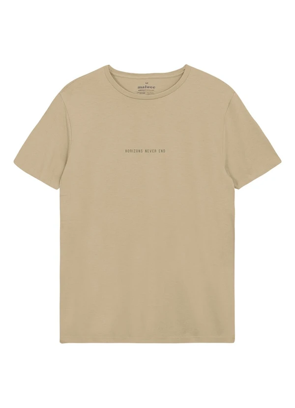 Malwee - Camiseta Horizons Never End Areia