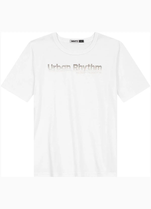 Minty - Camiseta Juvenil Masculina em Meia Malha Branco 2