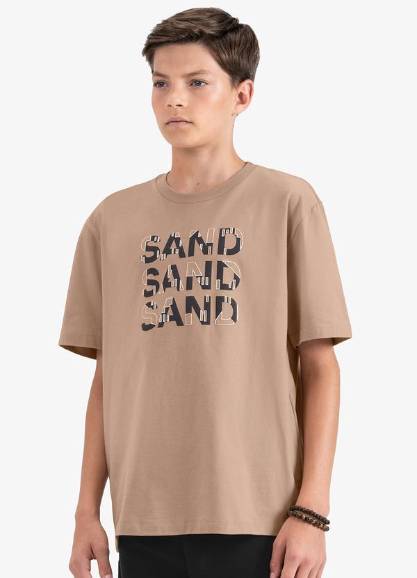 Minty - Camiseta Juvenil Masculina em Meia Malha Marrom