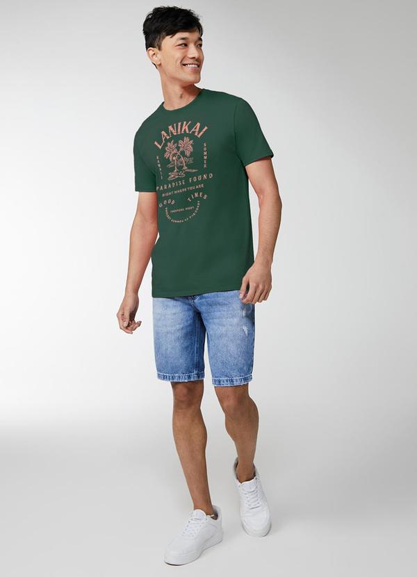 Enfim - Camiseta Lanikai Masculina Verde Menta 2