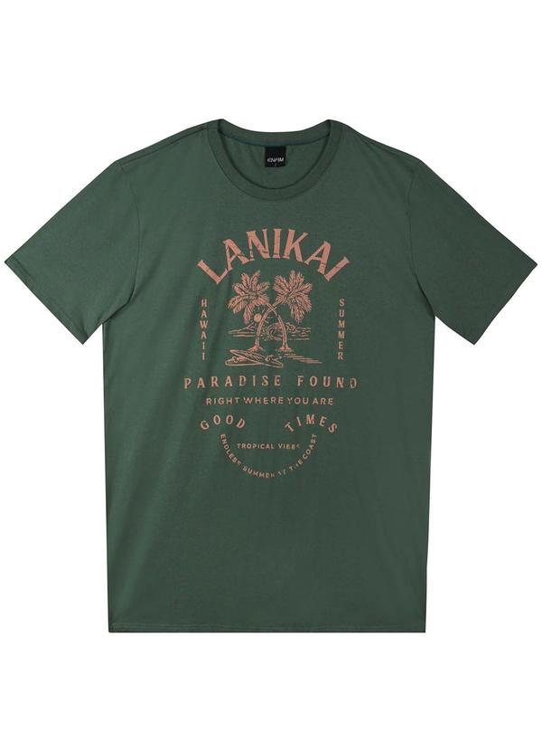 Enfim - Camiseta Lanikai Masculina Verde Menta 3
