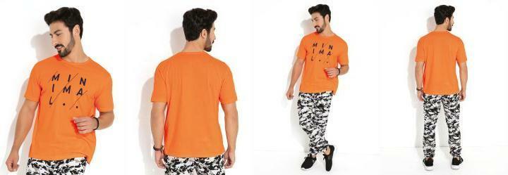 Camiseta Laranja Manga Curta