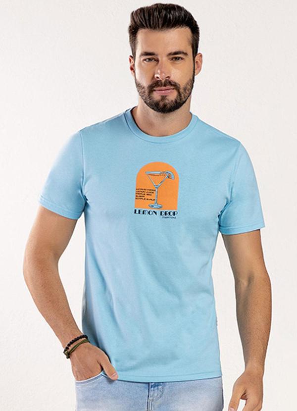 Rezzato - Camiseta Lemon Drop Adulto Masculino Azul