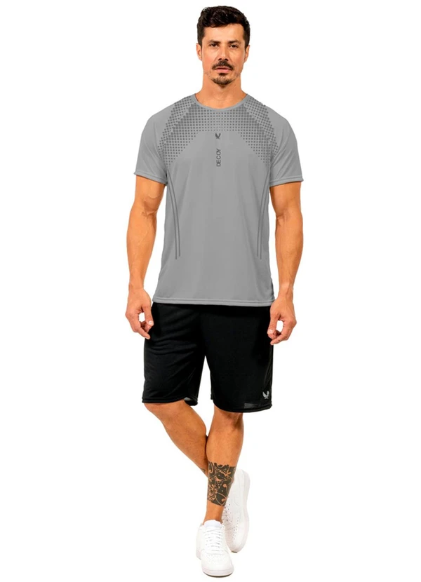 Decoy - Camiseta Leve Masculina Cinza 2