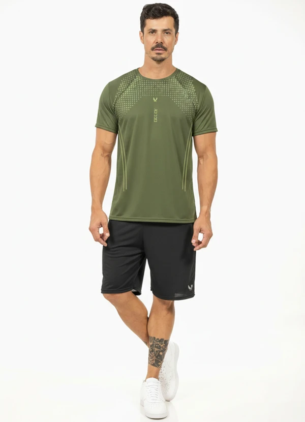 Decoy - Camiseta Leve Masculina Verde 2